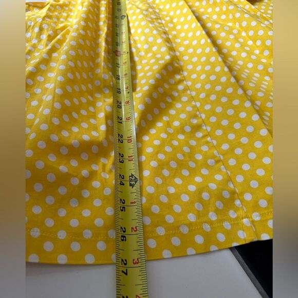 BNWOT Retro Polkadot Skirt - Yellow and White - L - Picture 5 of 6